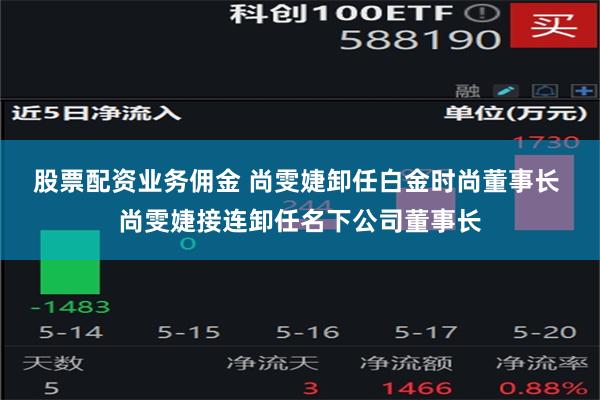 股票配资业务佣金 尚雯婕卸任白金时尚董事长 尚雯婕接连卸任名下公司董事长