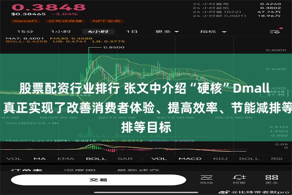 股票配资行业排行 张文中介绍“硬核”Dmall OS：真正实现了改善消费者体验、提高效率、节能减排等目标