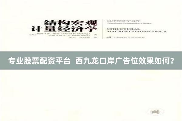 专业股票配资平台  西九龙口岸广告位效果如何？