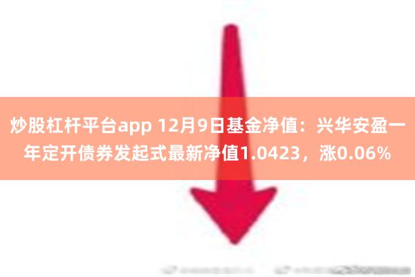 炒股杠杆平台app 12月9日基金净值：兴华安盈一年定开债券发起式最新净值1.0423，涨0.06%